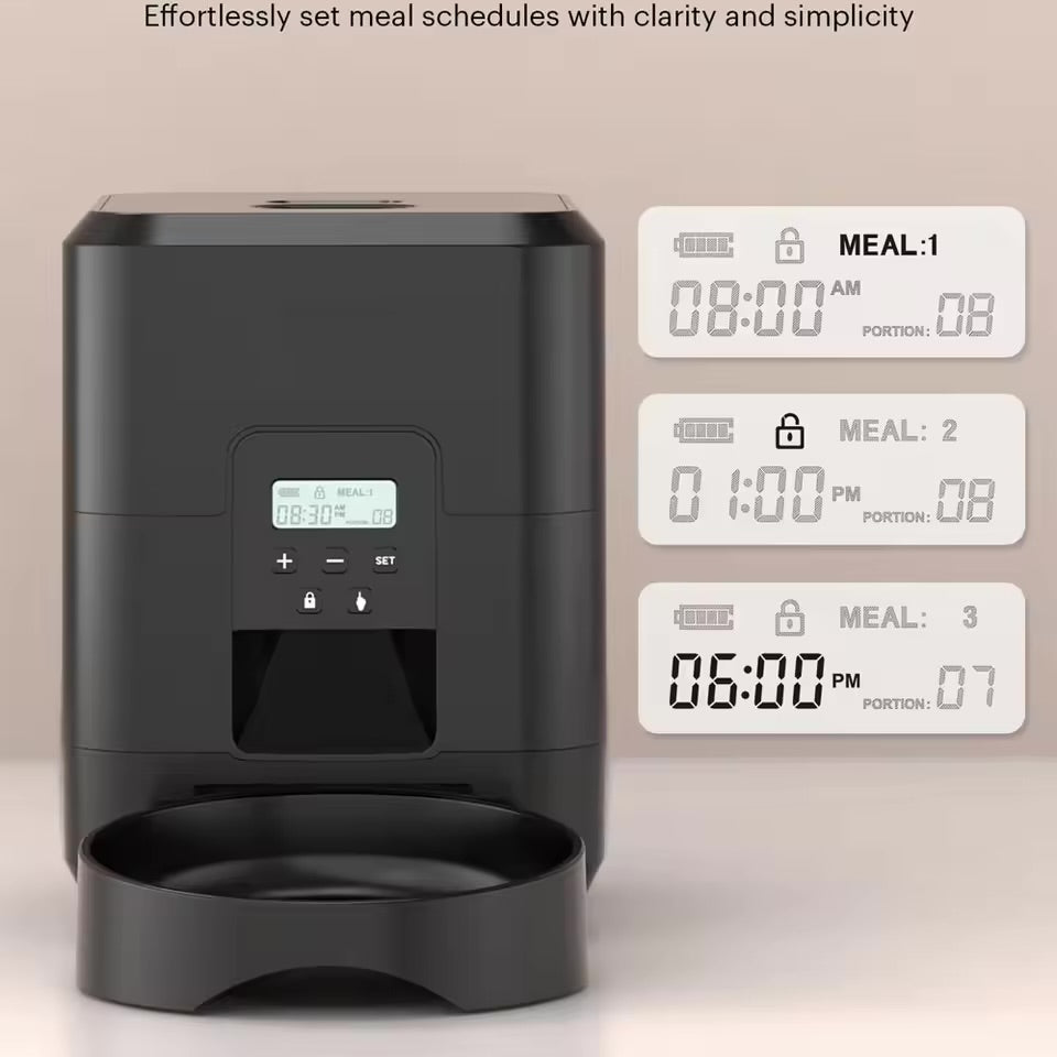 Smart WiFi Automatic Pet Feeder – App-Controlled Food Dispenser for Cats & Small Dogs