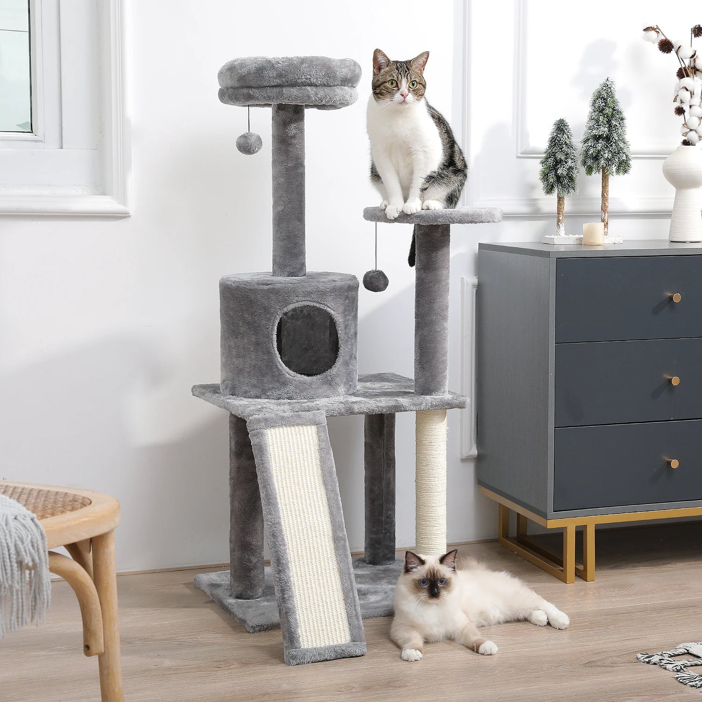 Multi-Level Cat Tree & Tower Perch, Cat & Kitten playground