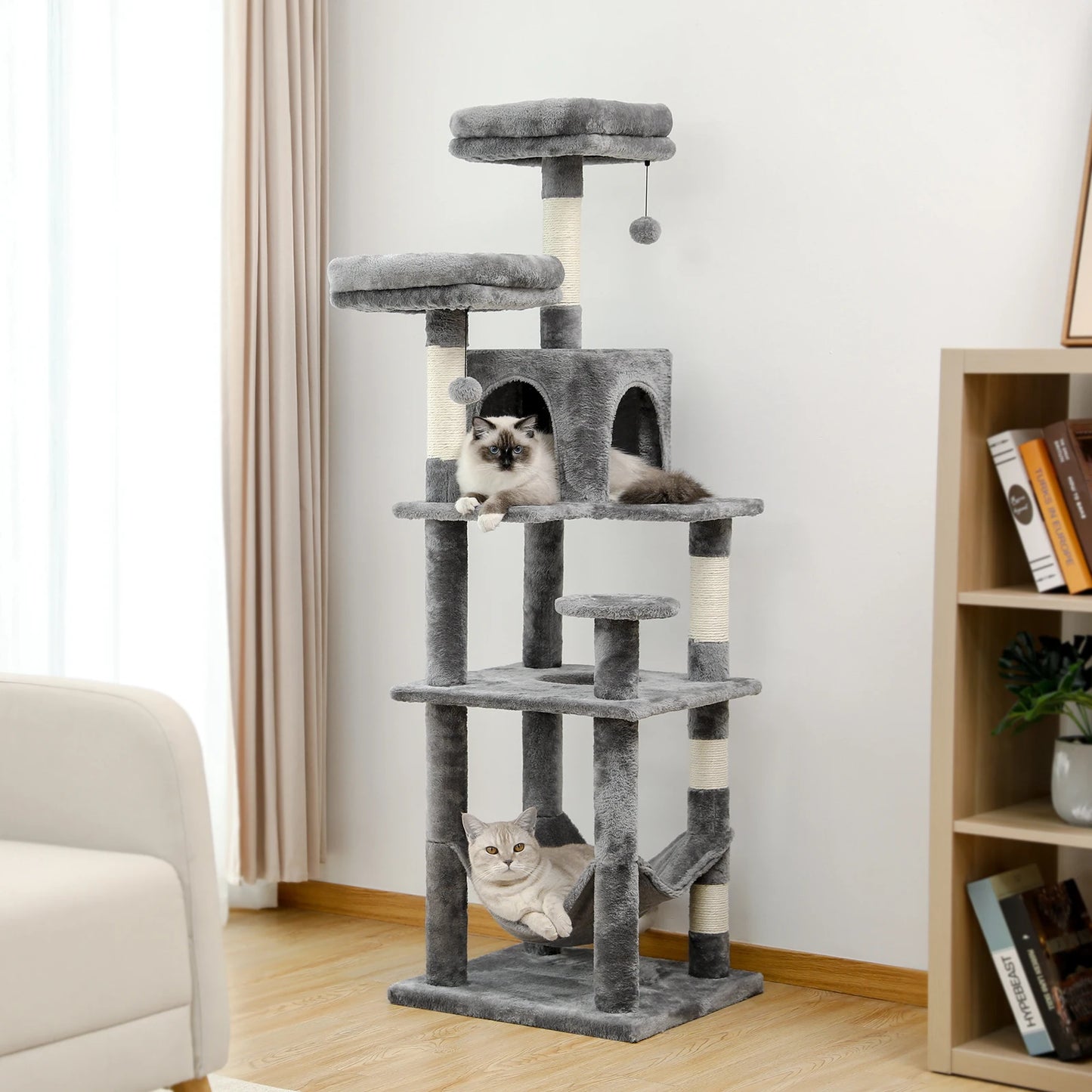 Multi-Level Cat Tree & Tower Perch, Cat & Kitten playground
