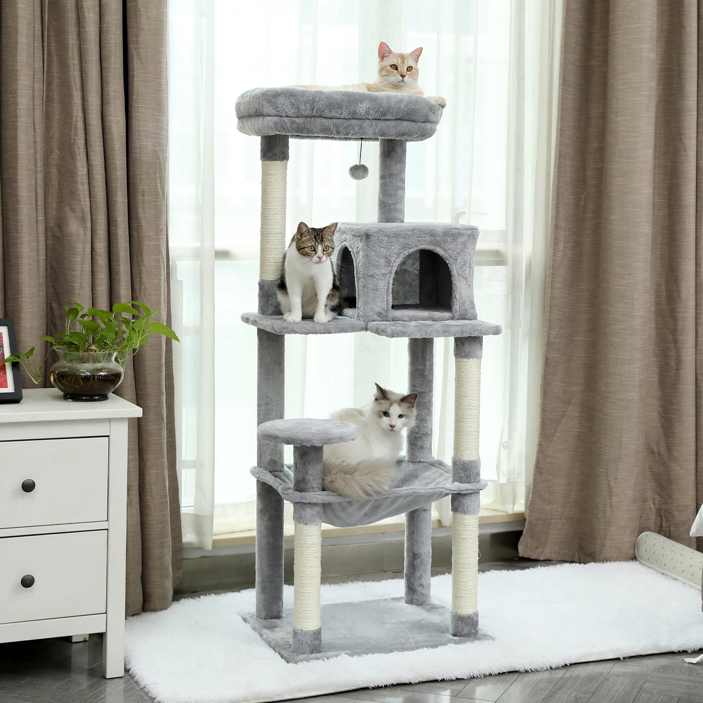 Multi-Level Cat Tree & Tower Perch, Cat & Kitten playground