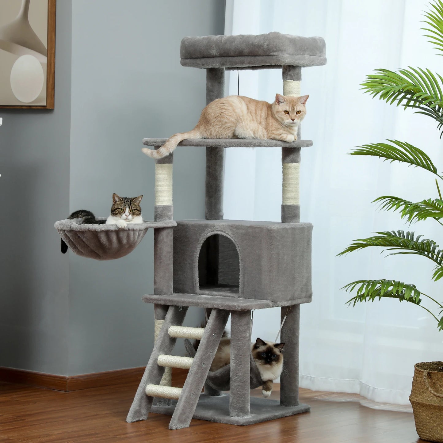 Multi-Level Cat Tree & Tower Perch, Cat & Kitten playground