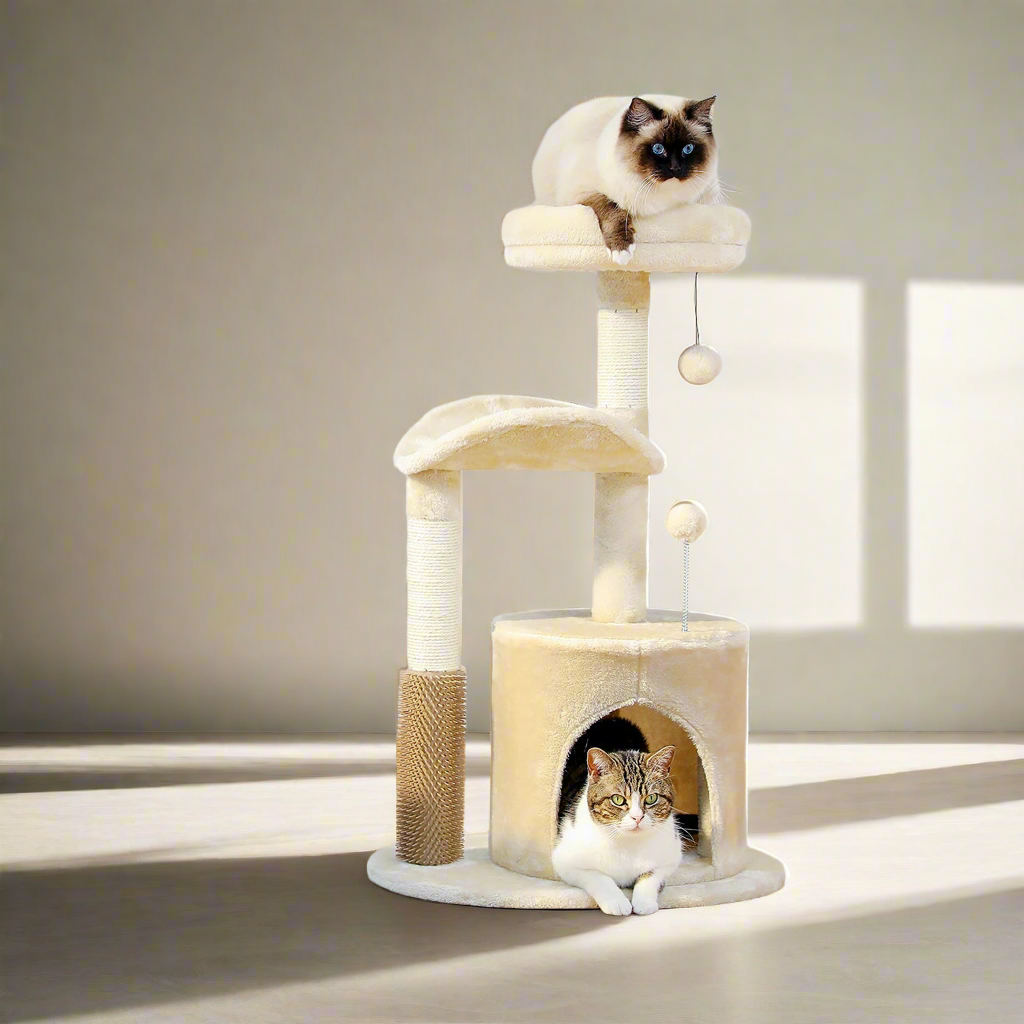 Multi-Level Cat Tree & Tower Perch, Cat & Kitten playground