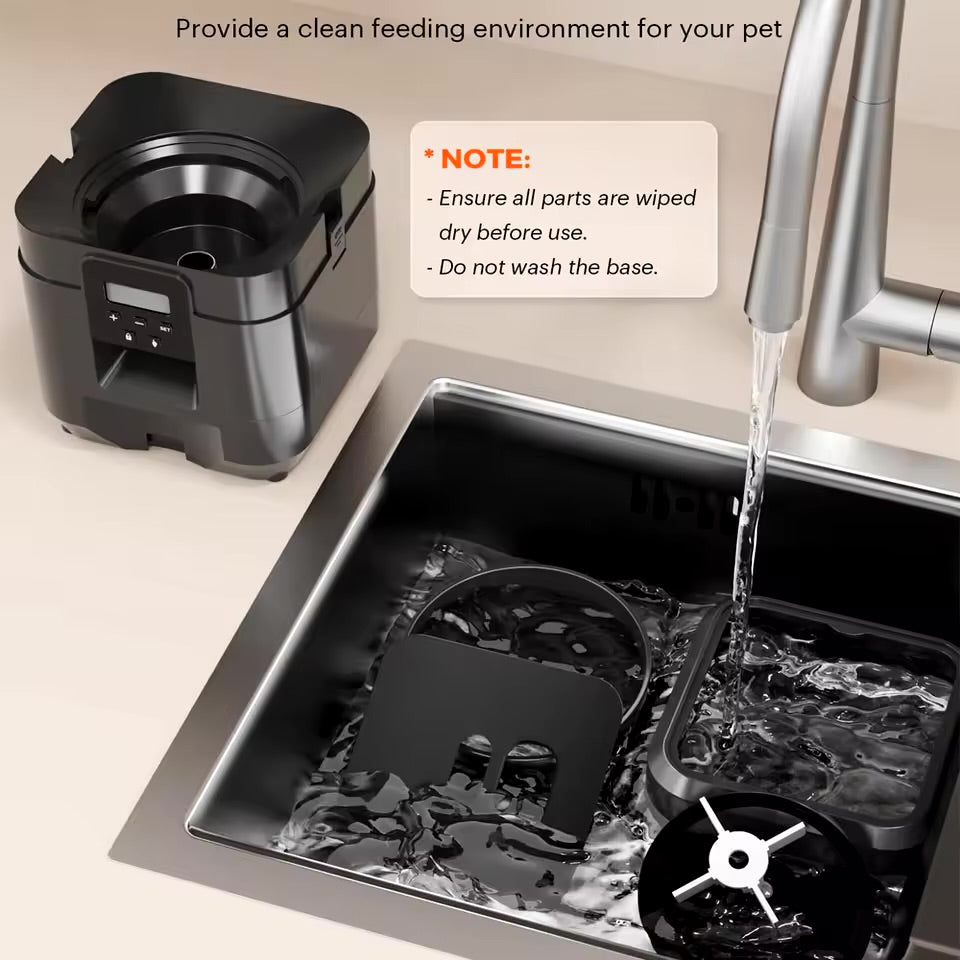 Smart WiFi Automatic Pet Feeder – App-Controlled Food Dispenser for Cats & Small Dogs