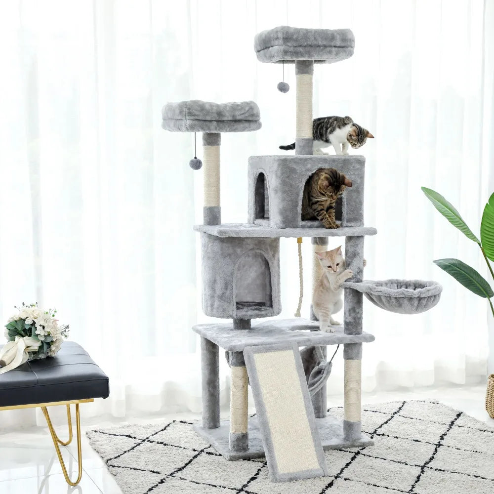 Multi-Level Cat Tree & Tower Perch, Cat & Kitten playground