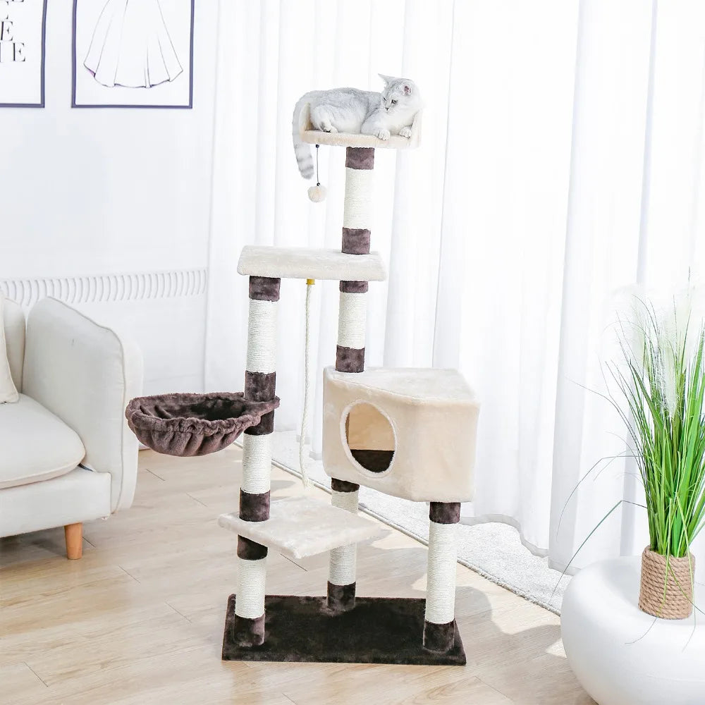 Multi-Level Cat Tree & Tower Perch, Cat & Kitten playground