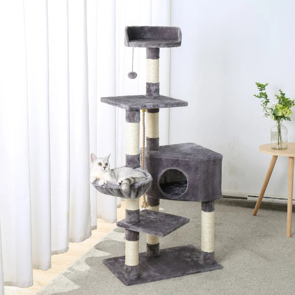 Multi-Level Cat Tree & Tower Perch, Cat & Kitten playground
