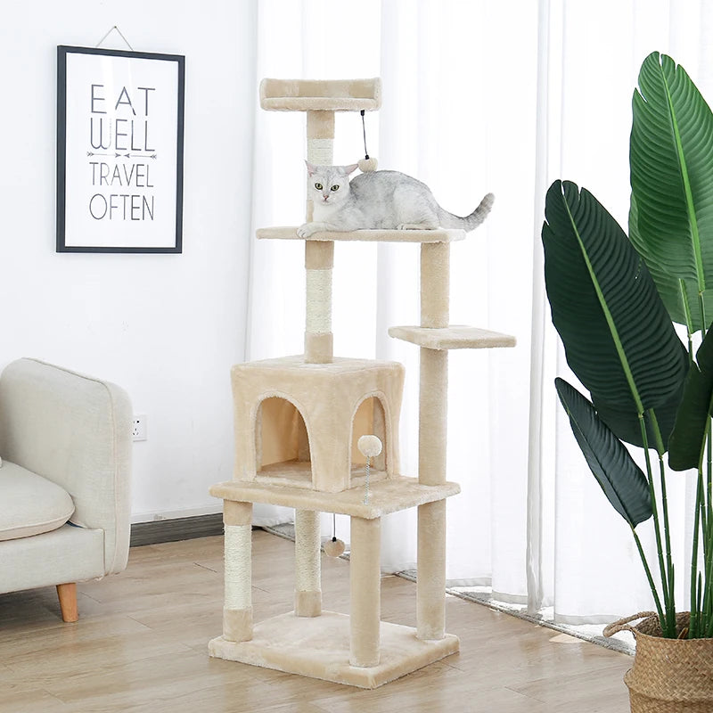 Multi-Level Cat Tree & Tower Perch, Cat & Kitten playground