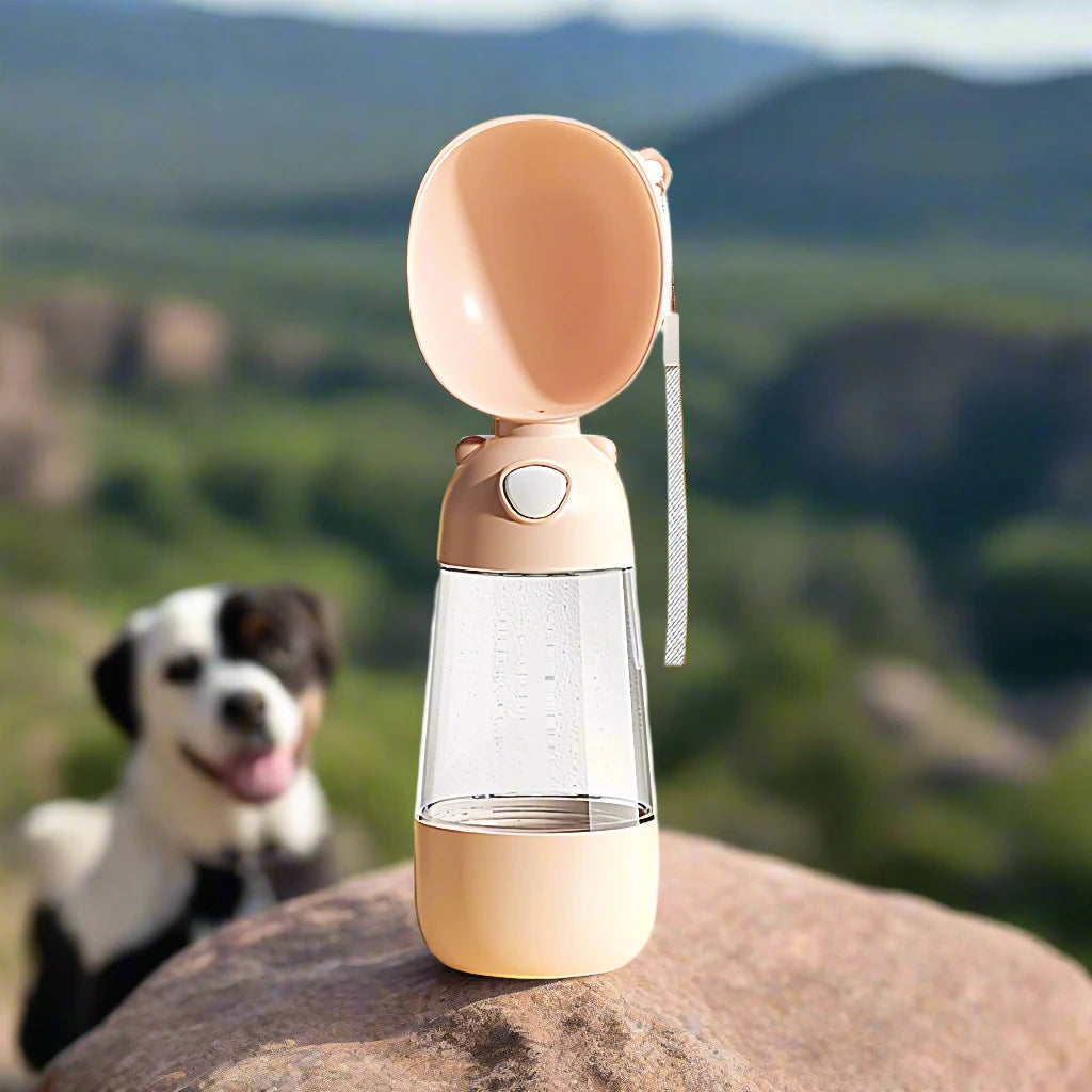 Portable Dual Dog Water & Food Travelling Bottle