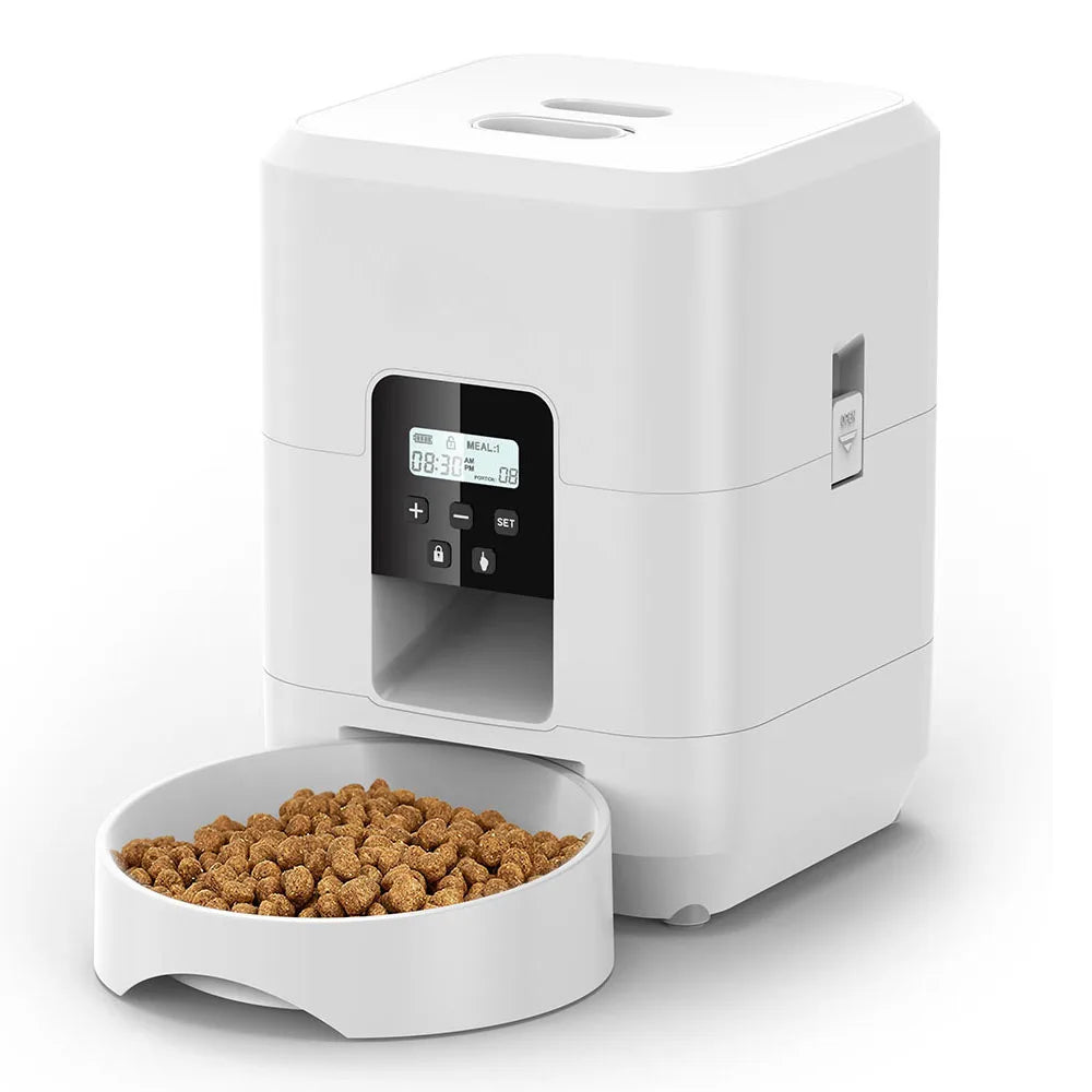 Smart WiFi Automatic Pet Feeder – App-Controlled Food Dispenser for Cats & Small Dogs