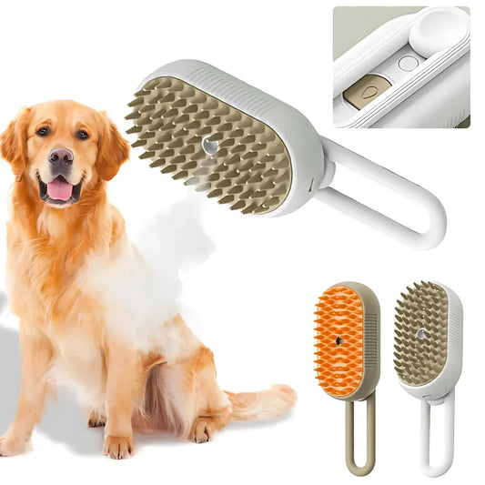 Steamy dog brush , dog hair dryer 